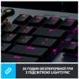Клавіатура Logitech G915 Lightspeed RGB Wireless RGB GL Linear UA Black (920-008962): Додатково украинская раскладка, подсветка клавиш