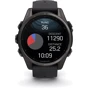 Смарт-часы Garmin Fenix 8 AMOLED 43mm Sapphire Carbon Grey DLC with Black/Pebble Grey Silicone Band (010-02903-21): Виды спорта Дайвинг, Парусный спорт, Серфинг, Гольф, Плавание, Велоспорт, Бег
