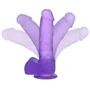 Фаллоимитатор LoveToy Jelly Studs Medium Purple