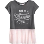 Футболка H & M 5212426 158-164 см темно-сіра