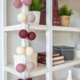 Гирлянда Cotton ball lights на 20 шаров 3,8м, Rosegarden: Тип Хлопковые шарики