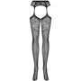 Ажурные чулки с поясом Obsessive S211, S/M/L