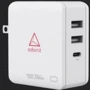 Зарядний пристрій Adonit Wall Charger ThunderPort 2xUSB and USB-C PD30 18W White