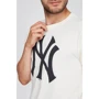 Футболка 47 Brand NY Yankees Cream Imprint Echo (544104-FS) L белая с принтом: Состав Полиэстер, Хлопок