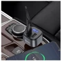 FM-трансмітер Hoco E67 Fighter 18W (2 USB) Black фото 4