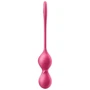 Вагинальные шарики с вибрацией Satisfyer Love Birds 2 Connect App Red