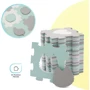 Килимок-пазл Kinderkraft Luno Shapes Mint, 30 елементів (KPLUSH00MIN0000): Виробник KinderKraft