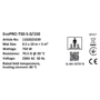 Мат нагревательный Warmstad Max EcoPRO-750-5.0/150 W/m2: Площадь обогрева, кв.м 5