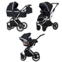 Универсальная коляска 3в1 Carrello Aurora CRL-6502/2 Space Black