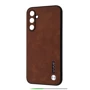 Аксессуар для смартфона WAVE Leather Case Dark Brown for Samsung A245 Galaxy A24 4G