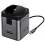 Зарядное устройство WIWU Wireless Charger Wi-W025 Cube 9in1 Gray: Сила тока 2.4А и более