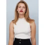 Топ H&M 4400174 L белый: Состав Полиэстер, Хлопок, Эластан