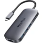 Адаптер HooToo USB-C to USB-C 100W + HDMI + 3xUSB 3.0 + SD Space Grey (HT-UC010)