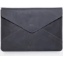 INCARNE Handmade Leather Cover Magnetic Message Grey for MacBook Air 13" M3 | M2 | M1
