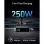 Внешний аккумулятор Anker Powerbank Prime 27650mAh 250W Black: Количество USB 3
