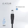 Кабель ACCLAB кабель питания для роутера USB Cable to DC 5.5х2.5 мм 12V 1A Black: Тип USB Cable - DC