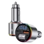 Зарядное устройство Proove Car Charger USB+USB-C+AUX FM Launcher Power Drive PD+QC3.0 30W Silver (FMPD30110006): Сила тока 2.4А и более