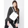 Женский рюкзак Sambag Loft MEN белый (22120008): Тип ручки Короткая ручка