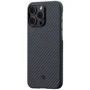 Чехол для iPhone Pitaka MagEZ Case 3 Twill 1500D Black/Grey (KI1401PM) for iPhone 14 Pro Max: Материалы Арамид