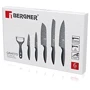 Набор кухонных ножей Bergner 6 предметов BG-39325-GY: Количество предметов 6