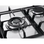 Варочная поверхность газовая Electrolux GPE373MX: Расположение панели спереди