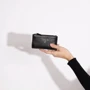 Жіноча ключниця Michael Kors Jet Set Charm Sm Slim Card Case чорна (34H0GT9D6L001): Матеріал Натуральна шкіра