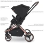 Коляска универсальная 2в1 El Camino Persona ME 1091-RG (black) фото 9