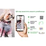 Шлей для собак анатомічний H-подібний WAUDOG Nylon з QR-паспортом малюнок Лінія 1 L, Ш 25 мм, А 50-90, В 60-100 (5567) фото 3