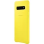 Аксессуар для смартфона Samsung Leather Cover Yellow (EF-VG973LYEGRU) for Samsung G973 Galaxy S10: Тип накладка на заднюю часть
