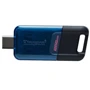 USB-флешка Kingston 256GB DataTraveler 80 M USB-C 3.2 Blue/Black (DT80M/256GB): Объем памяти 256 GB