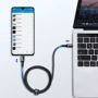Кабель Baseus USB-C to USB-C 60W PD2.0 60W Halo Data 1m Black (CATGH-J01) фото 5