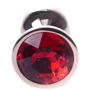 Анальная пробка с кристаллом BOSS of TOYS Boss Series - Jewellery Red Gold PLUG Red S, BS6400109