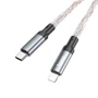Кабель Hoco Cable USB-C to Lightning U112 3A 20W 1m Gray: Тип USB-C - Lightning