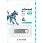 USB-флешка Wibrand 4GB Puma USB 2.0 Silver (WI2.0/PU4U1S): Стандарт USB USB 2.0