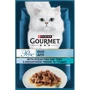 Влажный корм GOURMET Perle Duo для взрослых кошек мини филе в подливке с океанической рыбой и тунцом 26х85 г (8445291188099): Тип Влажный корм