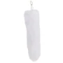 Анальная пробка LOCKINK Sevanda White Fox-Tail Anal Pear-shape Plug