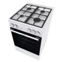Газовая плита Gorenje GG5A11WF: Рабочая поверхность эмаль