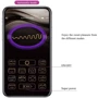 Смарт виброяйцо LYBAILE Pretty Love - Casper Mobile APP (BI-014654HP-1)