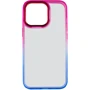 Чехол для iPhone TPU Case TPU+PC Fresh Sip Blue/Pink for iPhone 13 Pro Max: Цвет розовый
