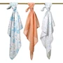 Пеленки Babyono муслиновые 70х70 см кирпичный 3 шт (348/09)
