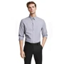 Рубашка H&M 4005314 46 серая с длинным рукавом