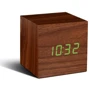 Будильник на акумуляторі Cube Gingko (Англія дерево вишня (GK08G8))