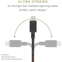 Кабель Native Union Cable USB-C to Lightning Belt 1.2m Cosmos Black (BELT-KV-CL-CS-BK-2) фото 4