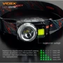 Ліхтар туристичний Videx VLF-H075C: Світловий потік, лм 550