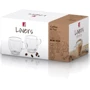 Набор стеклянных чашек Bergner Coffee & tea lovers BG-20114-MM 100 мл 2 шт (00000025107)