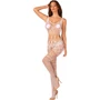 Бодистокинг Obsessive Bodystocking G330 white S/M/L