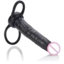 Насадка для двойного проникновения Accommodator Dual Penetrators, 15.5x3 см, черный