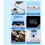 Внешний аккумулятор Vention Power Bank 10000mAh LED Display 22.5W Black (FHKB0)
