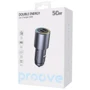 Зарядний пристрій Proove Car Charger Double Energy 2xUSB-C 50W Metal Gray (ACDE50022206): Кількість USB-портів 2