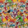 Рюкзак Loungefly Nickelodeon - Nick Rewind Gang AOP Mini Backpack (NICBK0023): Корпус рюкзака Мягкий